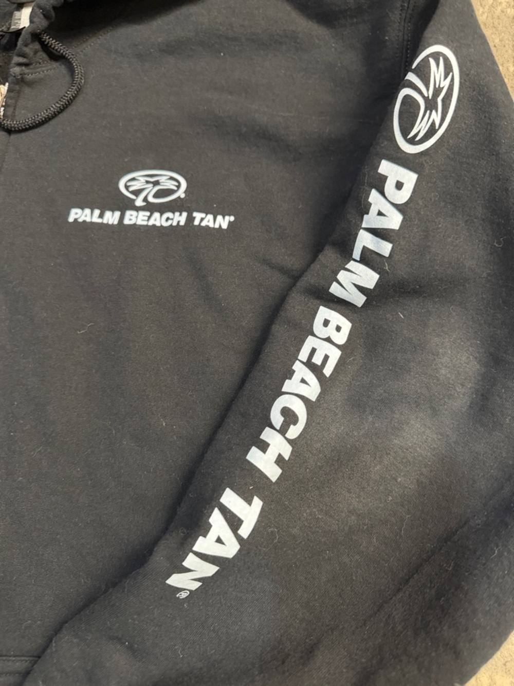 Women's Black Branded Full-Zip Hoodie - Picture 2 of 3